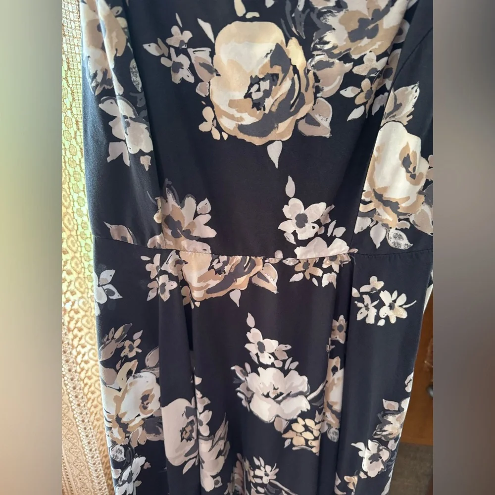 Floral Print Mini Dress - Picture 2 of 5